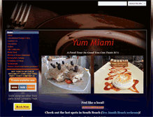 Tablet Screenshot of foodtoursofmiami.com